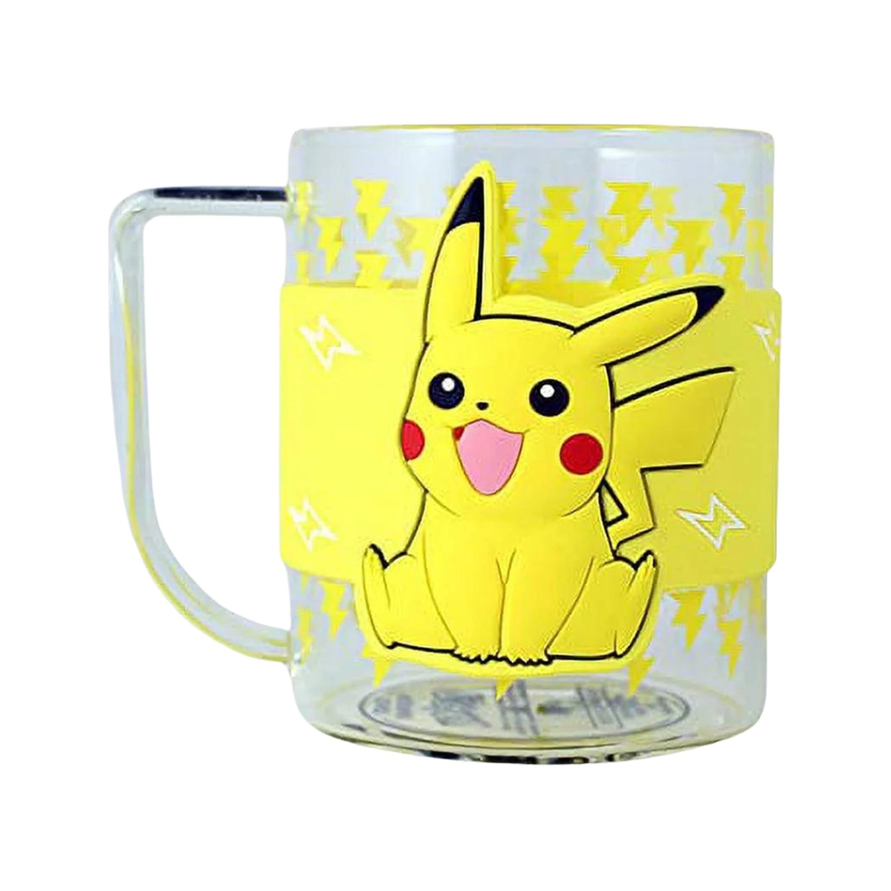 Pokemon Pikachu 16oz Glass Coffee Mug With Sleeve