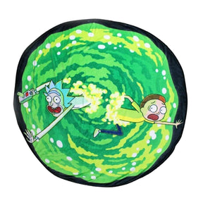 Rick and Morty Round Portal 48 Inch Fleece Throw Blanket