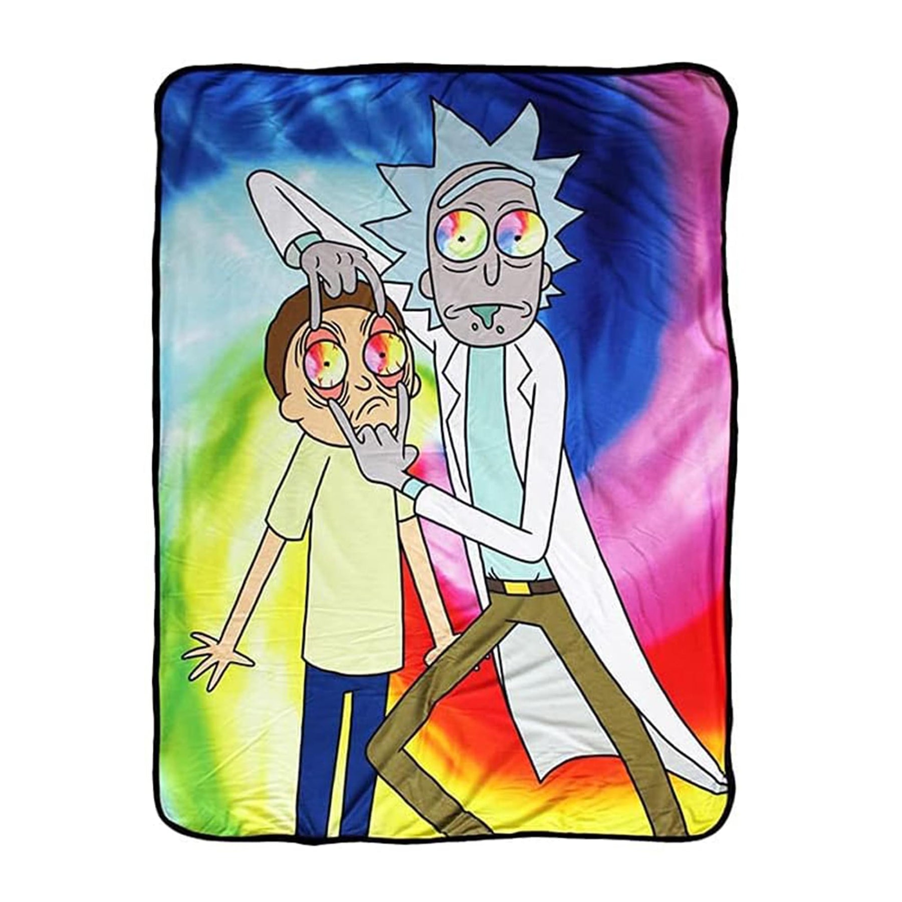 Rick and Morty Spiritual Leader Throw Blanket Free Shipping