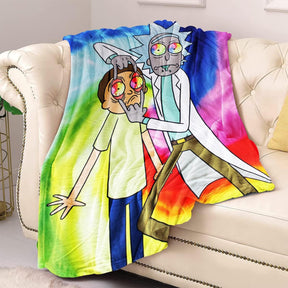 Rick and Morty Spiritual Leader Rick 45 x 60 Inch Fleece Throw Blanket