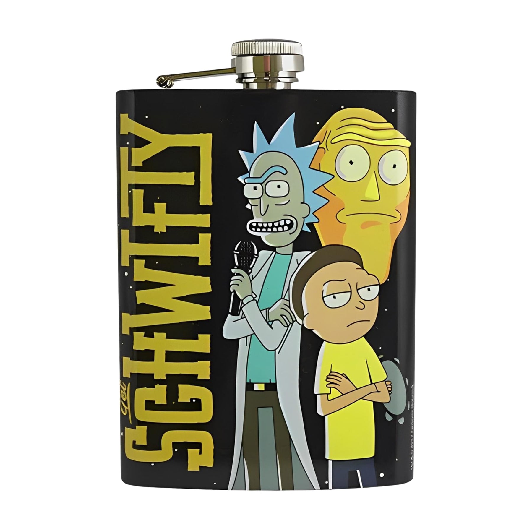 Rick and Morty "Get Schwifty" 8oz Flask