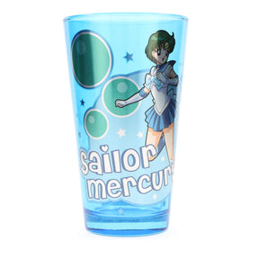 Sailor Moon Sailor Mercury 16oz Blue Pint Glass