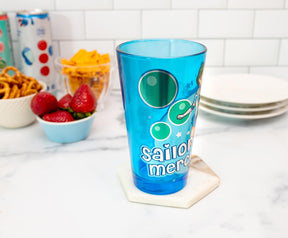 Sailor Moon Sailor Mercury 16oz Blue Pint Glass