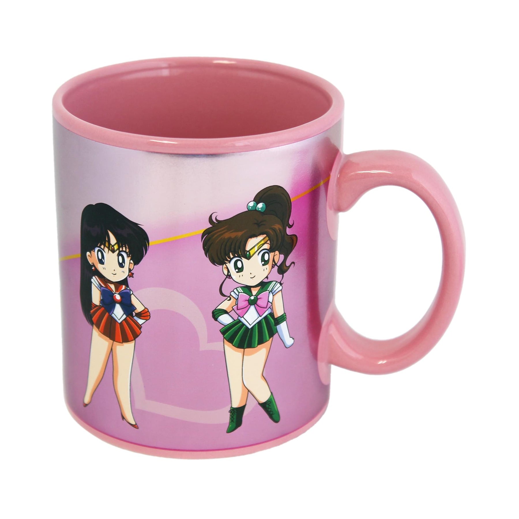 Sailor Moon Sailor Scouts 16 Ounce Ceramic Mug with Lid