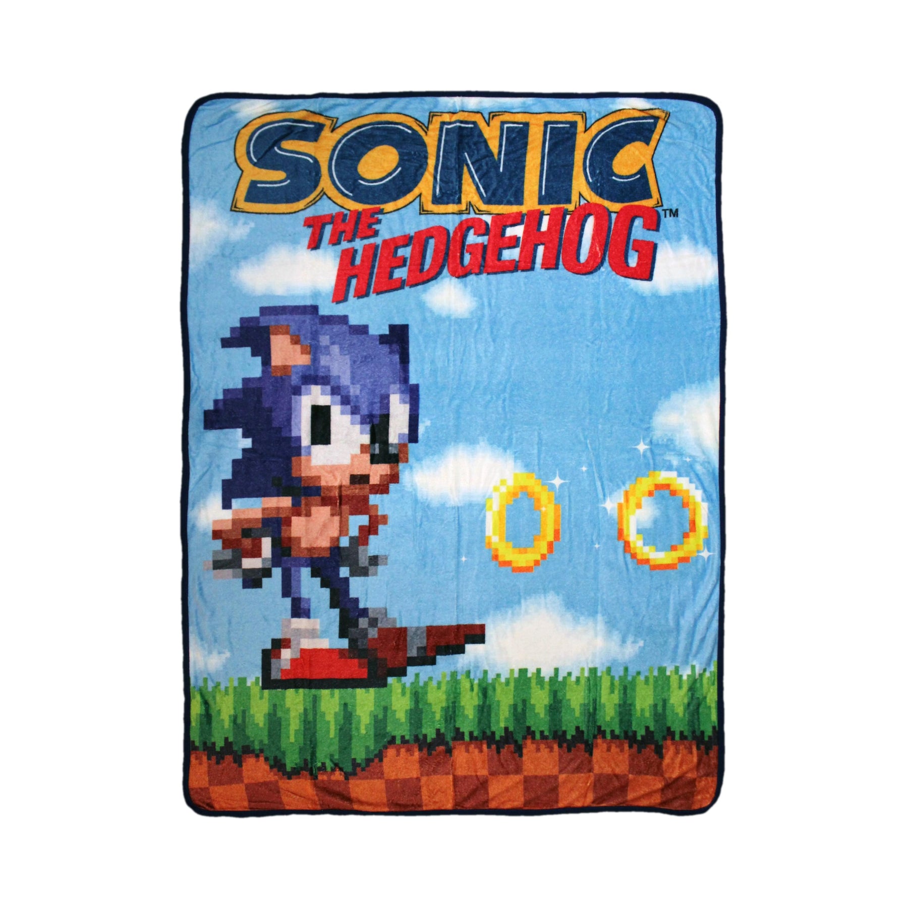 Sonic The Hedgehog Classic 45 x 60 Inch Fleece Throw Blanket