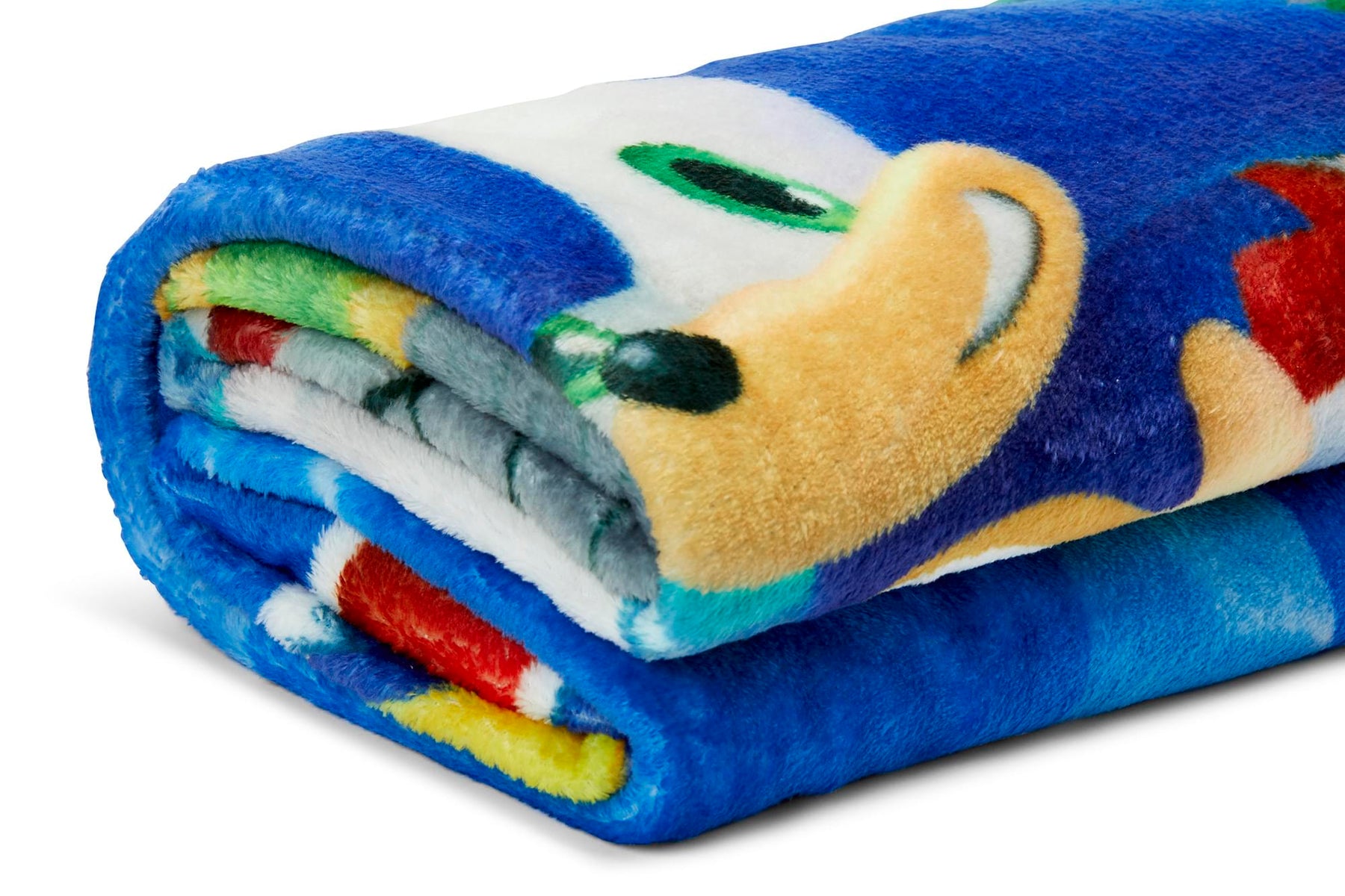 Sonic The Hedgehog Sonic & Tails Large Fleece Throw Blanket | 60 x 45 Inches