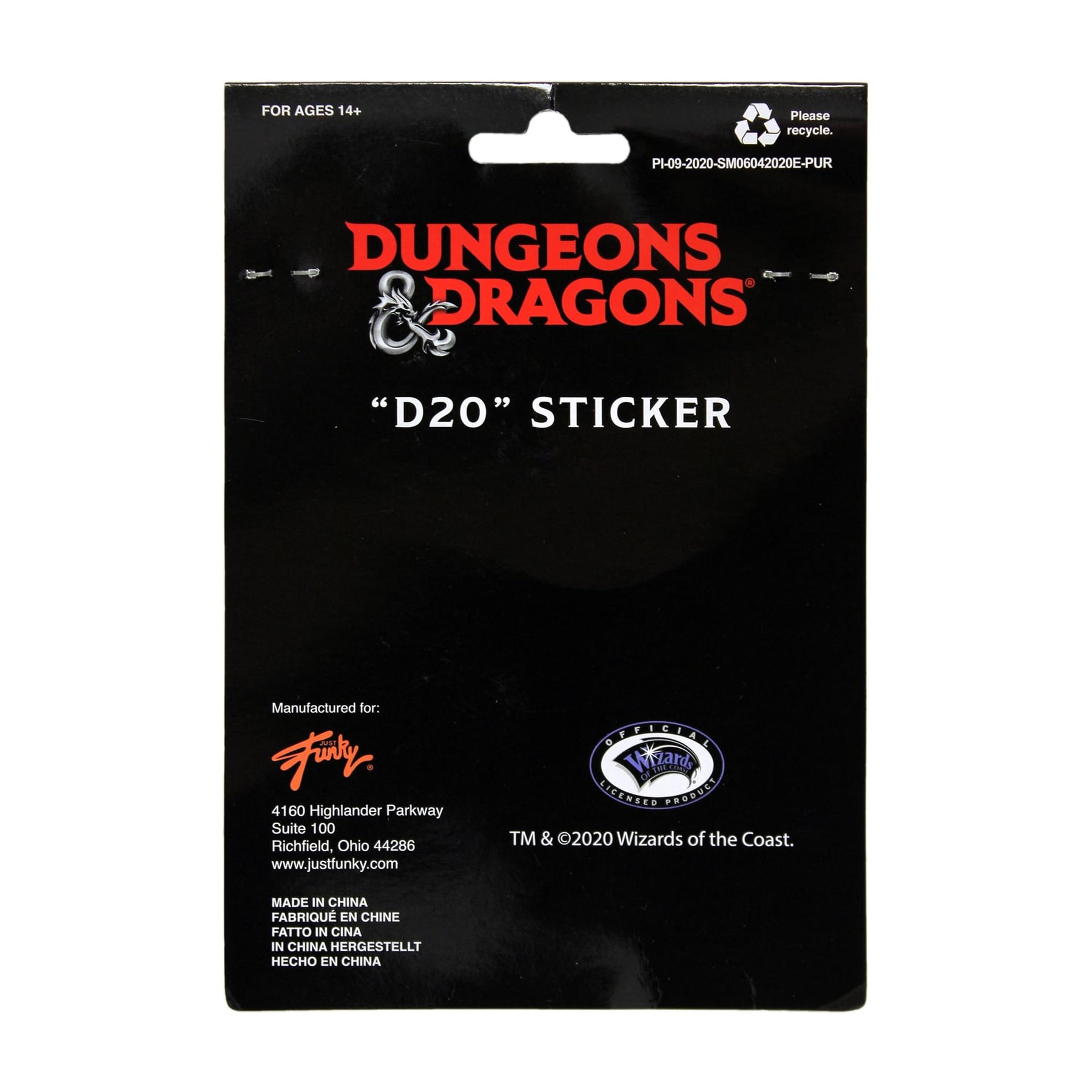 Dungeons & Dragons 45 x 60 Inch Fleece Throw Blanket & Sticker