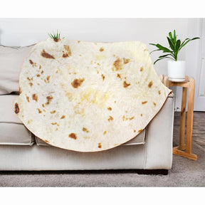 Burrito 59 Inch Fleece Throw Blanket