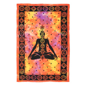 Zen Yoga 54 x 80 Inch Fabric Wall Tapestry