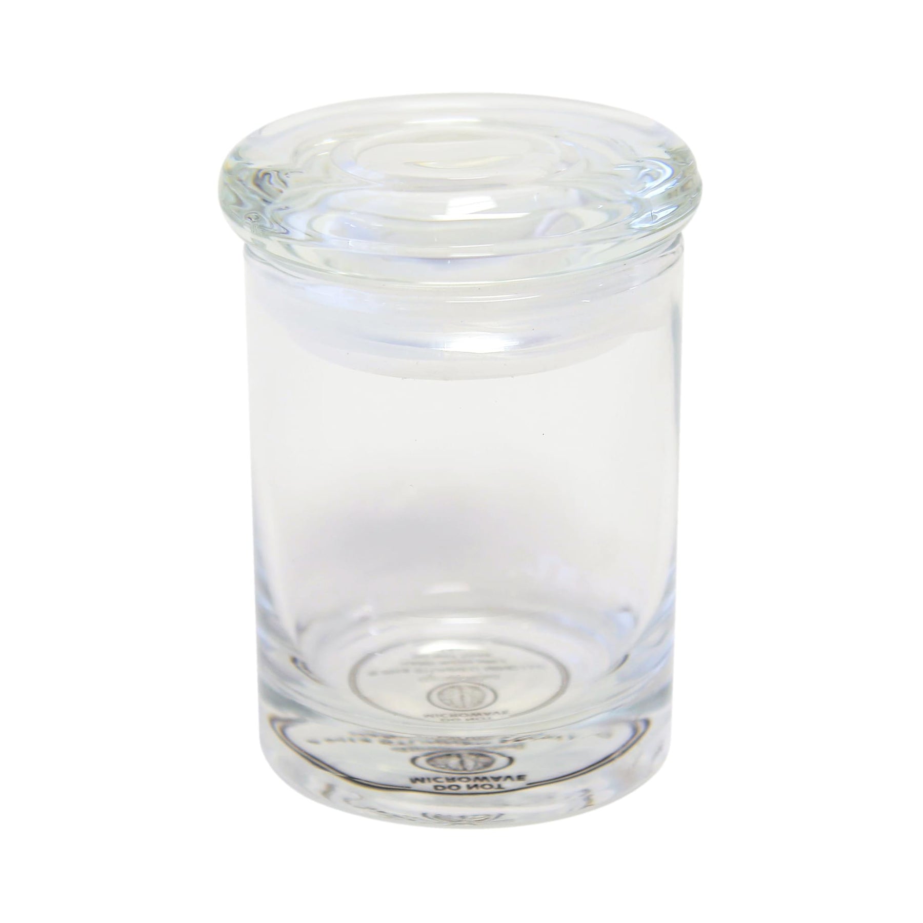 Airtight Clear Glass Jar 6oz Storage Container with Lid