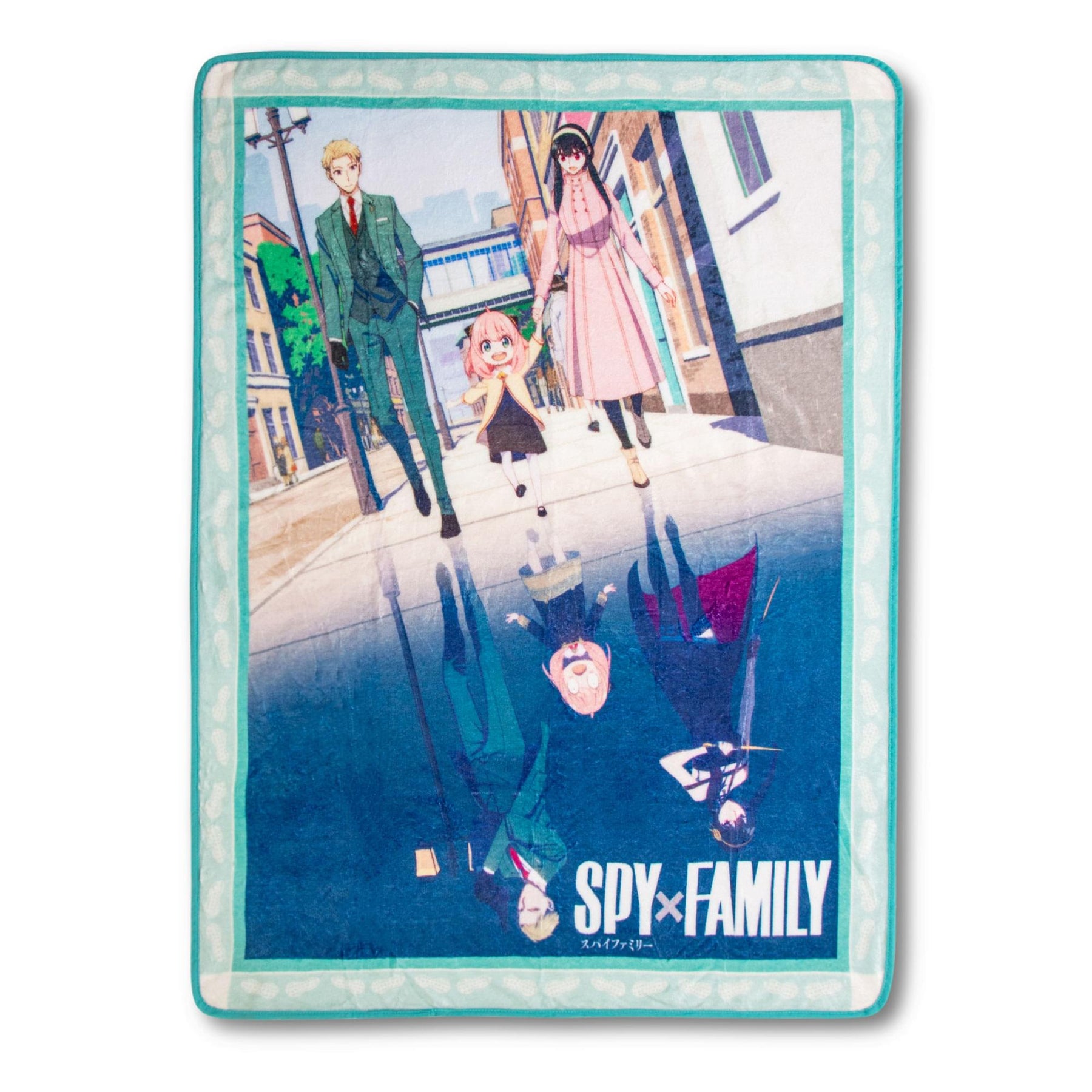 Spy x Family Forger Family Microplush Throw Blanket | 45 x 60 Inches