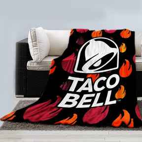 Taco Bell Logo 45 x 60 Inch Fleece Throw Blanket