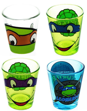 Teenage Mutant Ninja Turtles Shot Glass Bundle, Set of 4