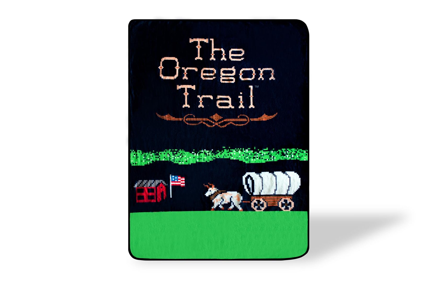 The Oregon Trail Video Game Large Fleece Throw Blanket | 60 x 45 Inches