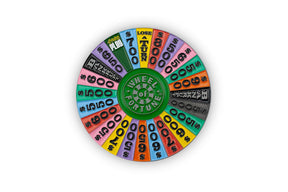 Wheel Of Fortune Game Show Spin Wheel Enamel Backpack Pin | Measures 3 Inches