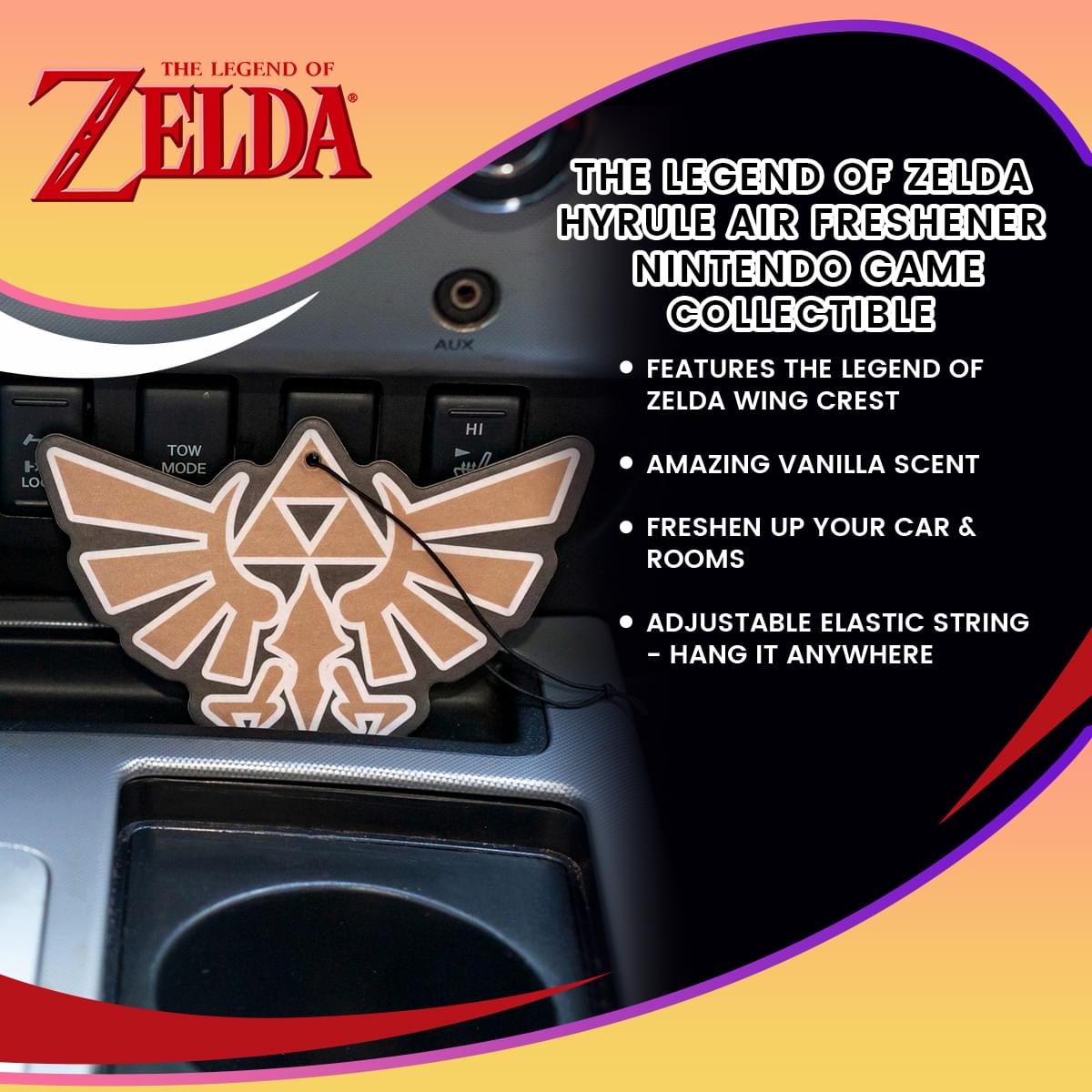 The Legend of Zelda Hyrule Air Freshener | Nintendo Game Collectible