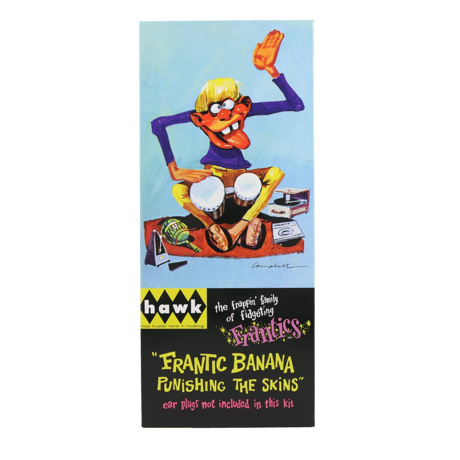 Hawk Frantics Retro 60s Plastic Model Kit | Frantic Banana Punishing The Skins