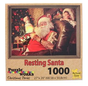 Resting Santa 1000 Piece Jigsaw Puzzle