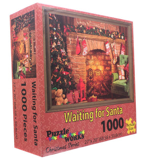 Waiting On Santa 1000 Piece Jigsaw Puzzle