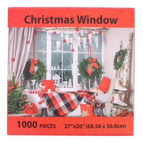 Christmas Window 1000 Piece Jigsaw Puzzle