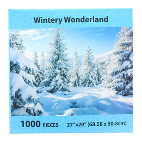 Wintery Wonderland 1000 Piece Jigsaw Puzzle