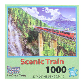 Scenic Train 1000 Piece Jigsaw Puzzle