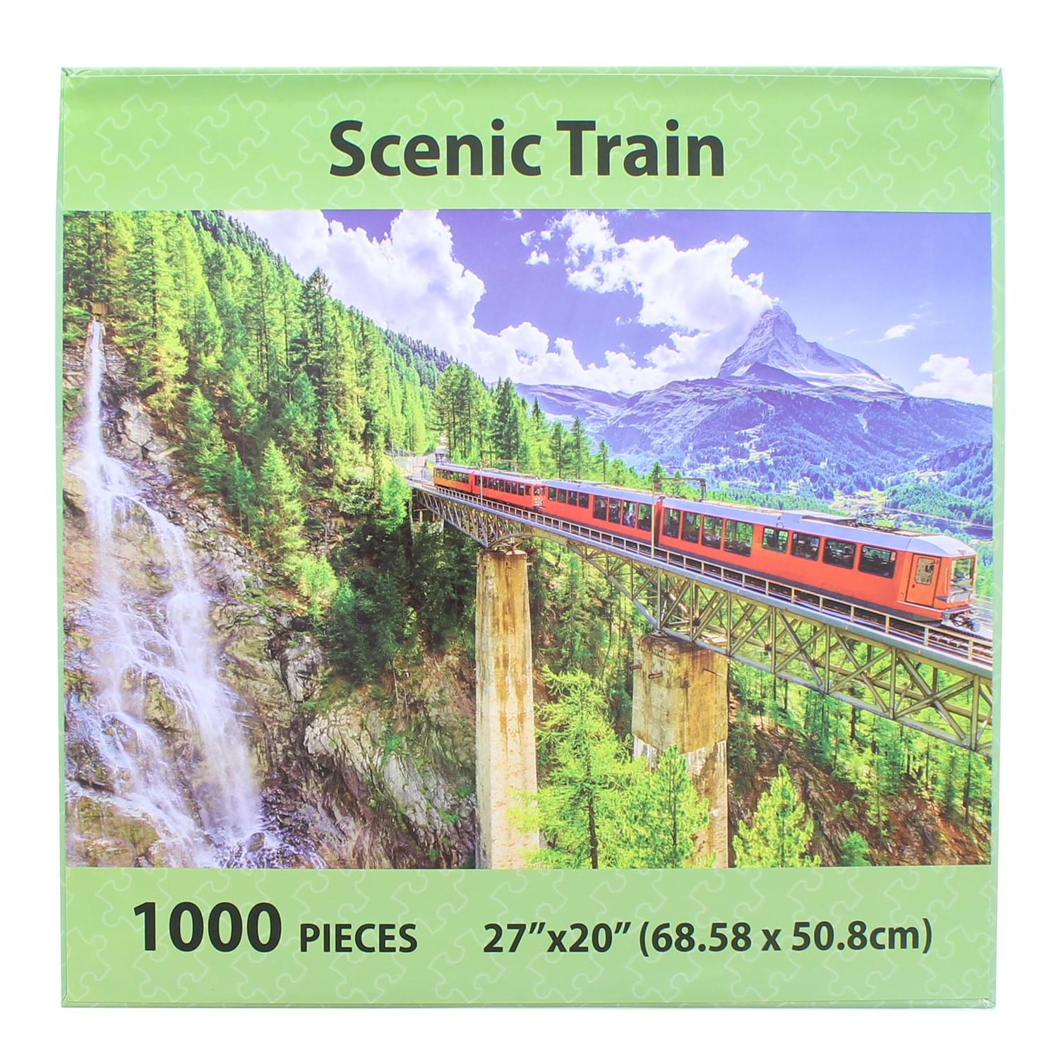 Scenic Train 1000 Piece Jigsaw Puzzle