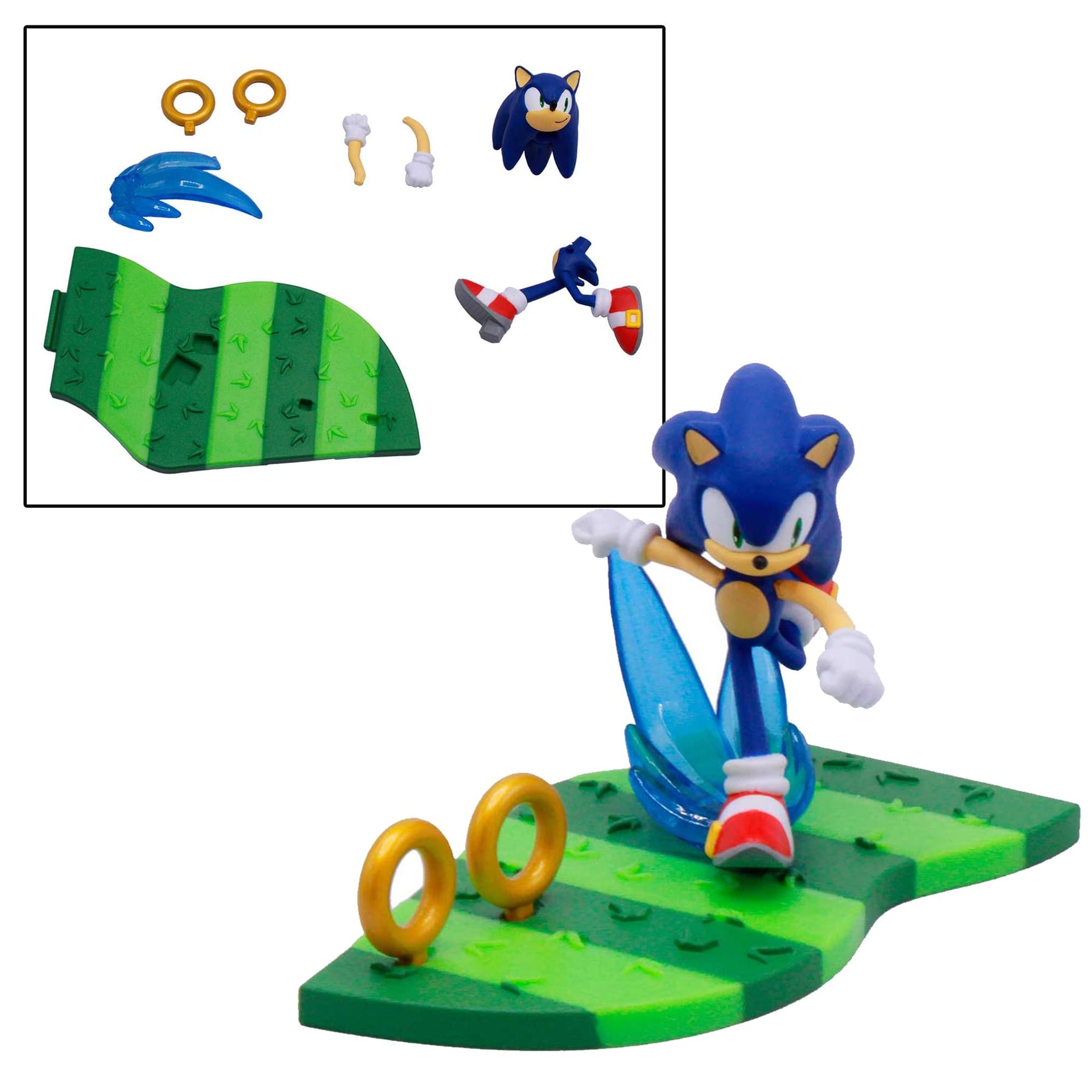 Sonic The Hedgehog Series 3 Craftable Buildable Action Figure | One Random