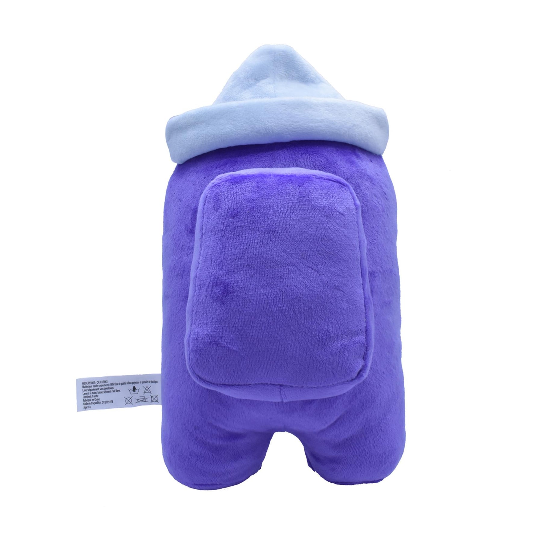 Among Us 7 Inch Plush | Purple Crewmate w/ Paper Hat