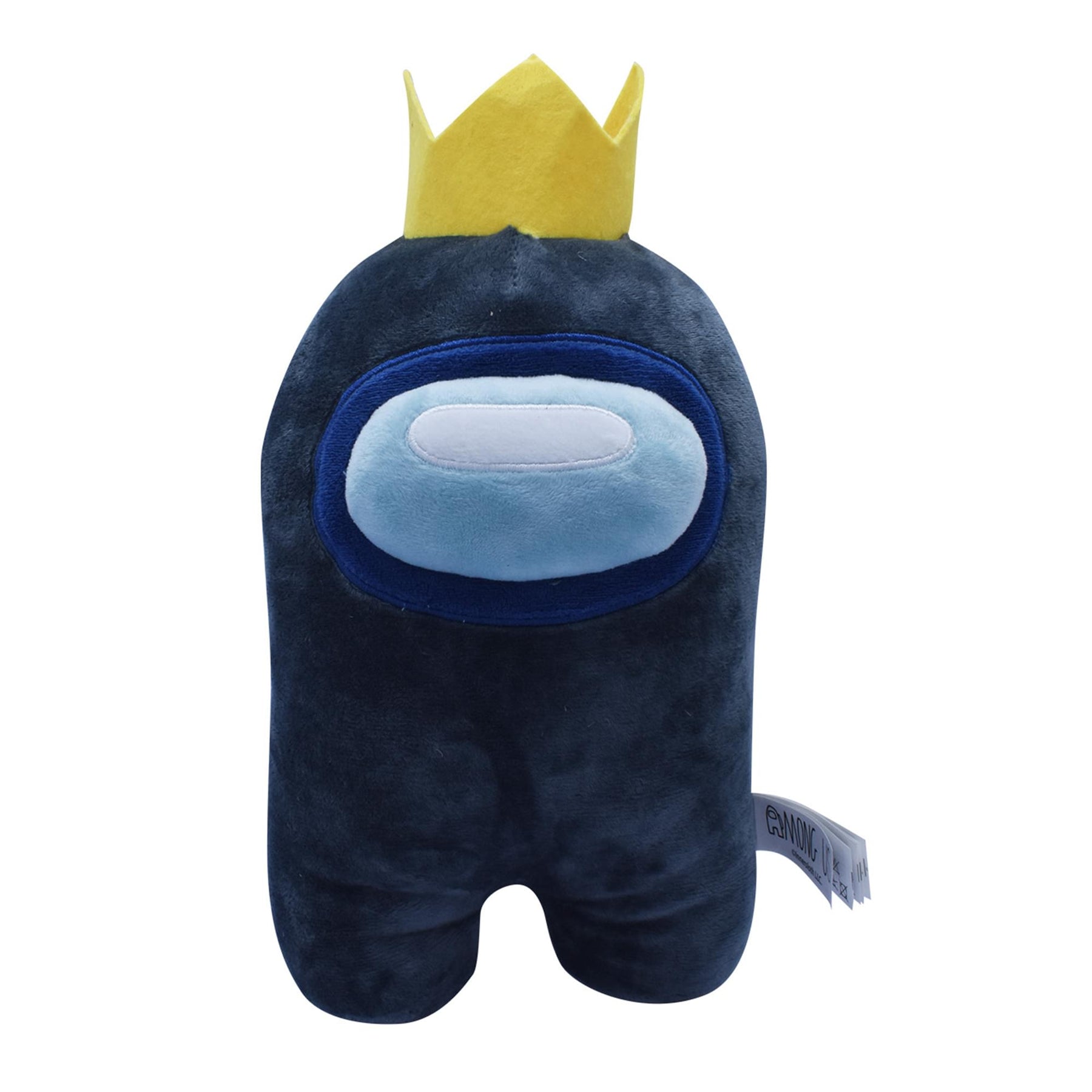 Among Us 7 Inch Plush | Black Crewmate w/ Crown