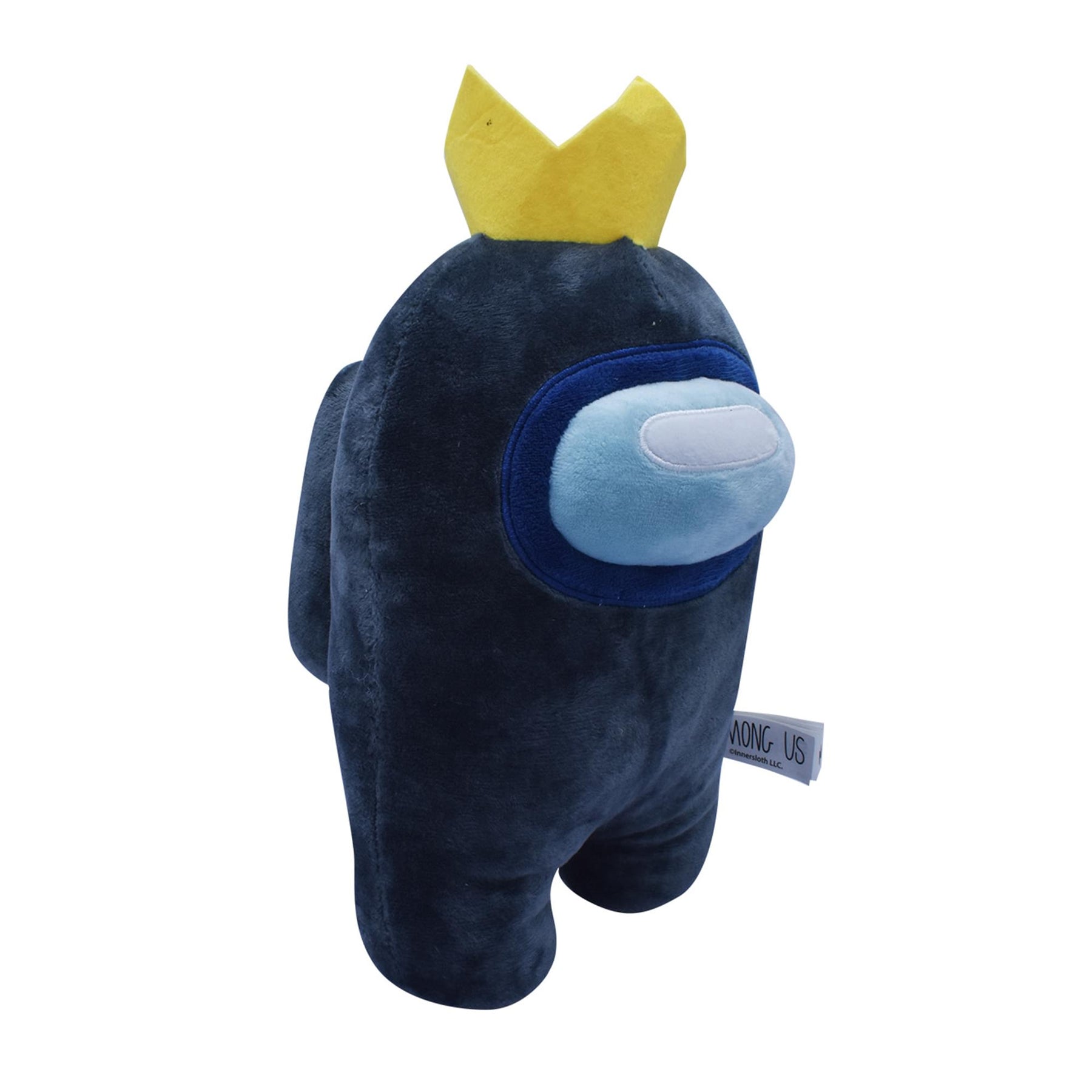 Among Us 7 Inch Plush | Black Crewmate w/ Crown