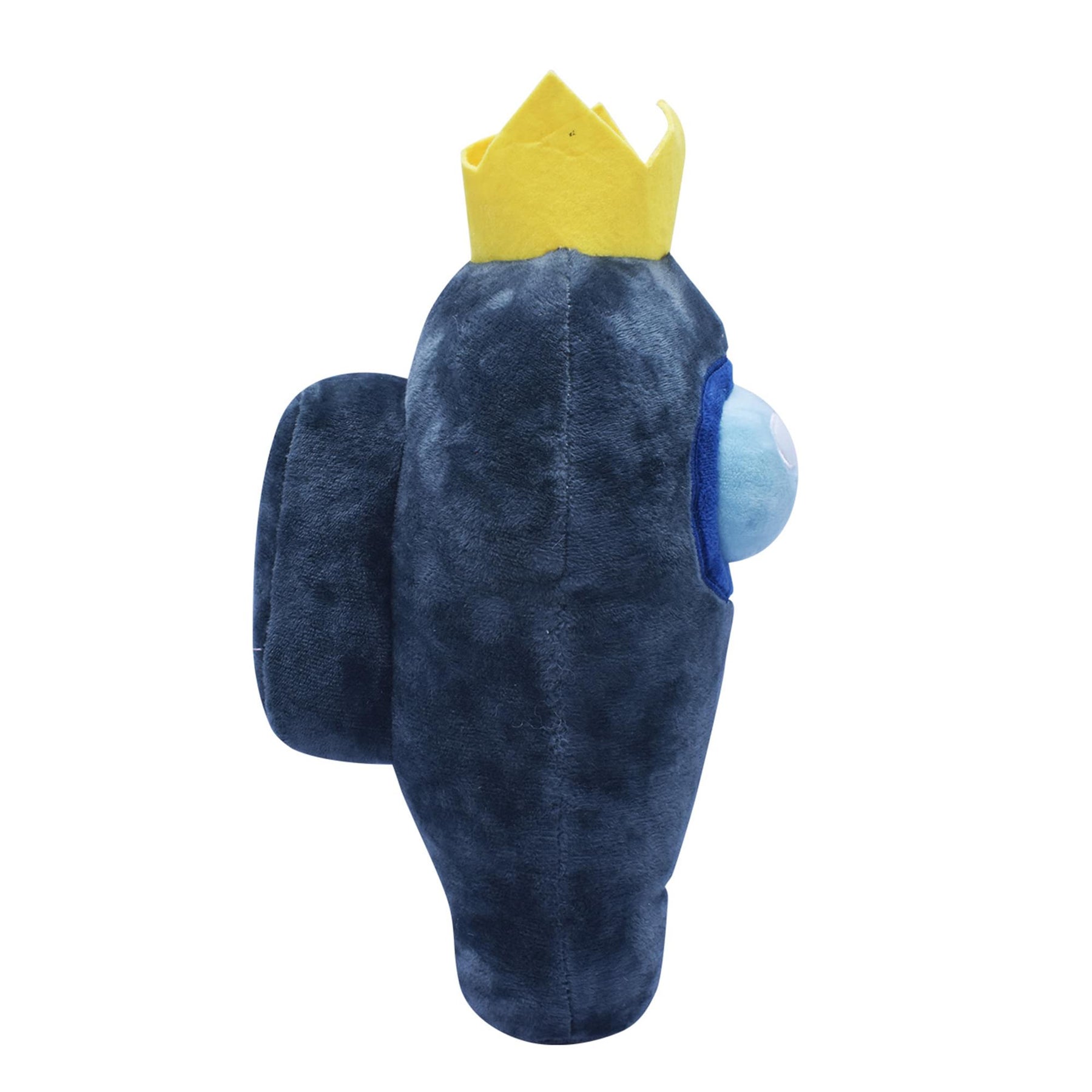 Among Us 7 Inch Plush | Black Crewmate w/ Crown