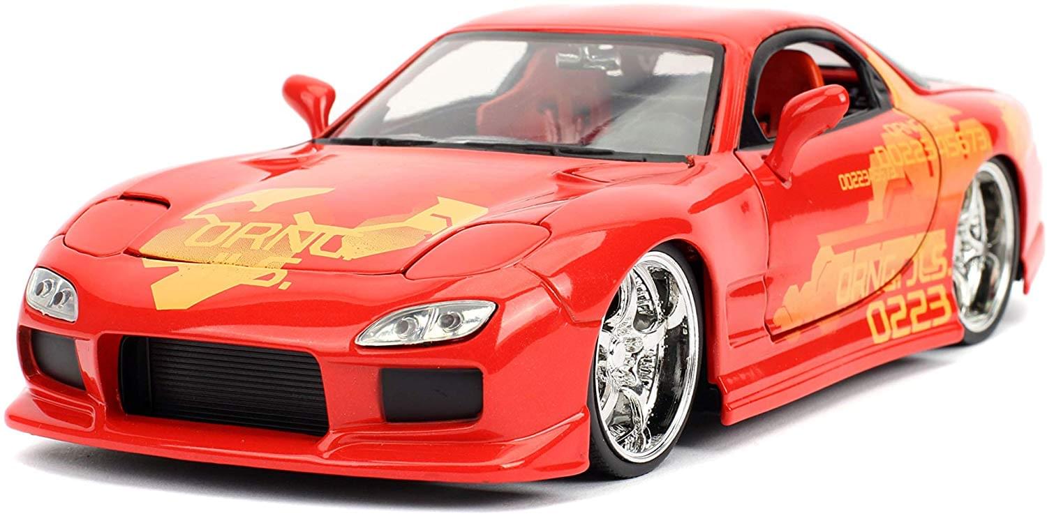 Fast & Furious Julius' Orange Mazda RX-7 1:24 Die Cast Vehicle