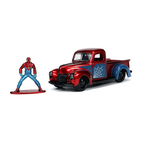 Marvel 1:32 Proto-Suit Spider-Man 1941 Ford Pickup Diecast Car and Figure