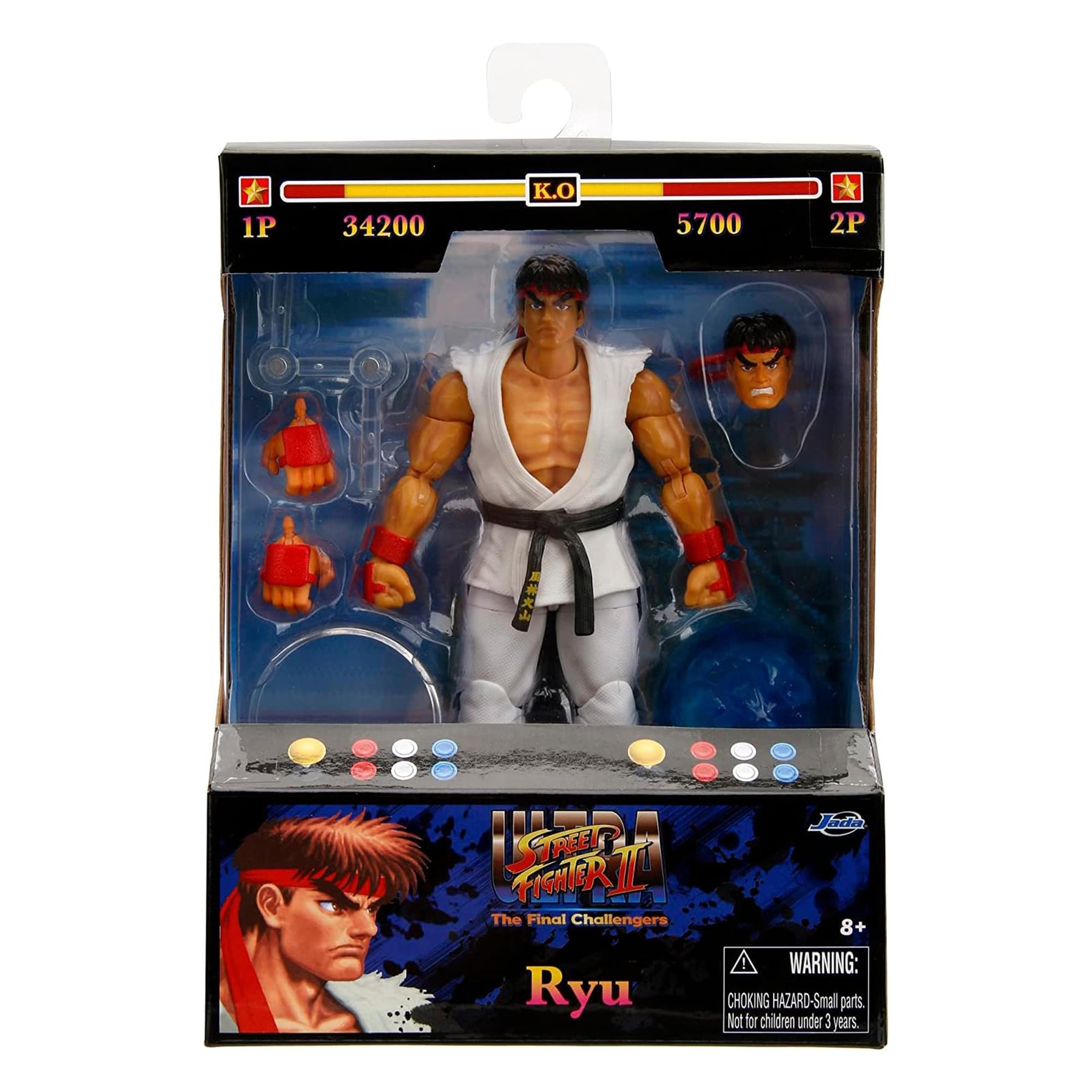 Street Fighter II 6 Inch Action Figure | Ryu