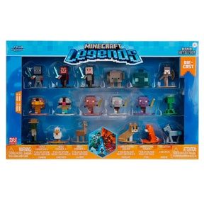 Minecraft Legends 1.65 Inch Die-Cast Figure18-Pack