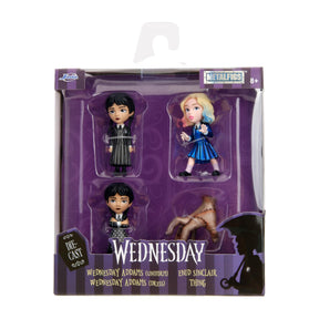 Wednesday 2.5 Inch Die-Cast Figure 4-Pack | Wednesday, Enid, Wednesday, Thing