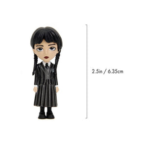 Wednesday 2.5 Inch Die-Cast Figure 4-Pack | Wednesday, Enid, Wednesday, Thing