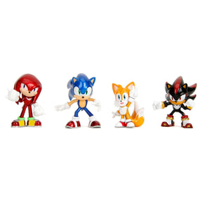 Sonic The Hedgehog 2.5 Inch MetalFigs 4-Pack | Sonic, Knuckles, Tails, Shadow