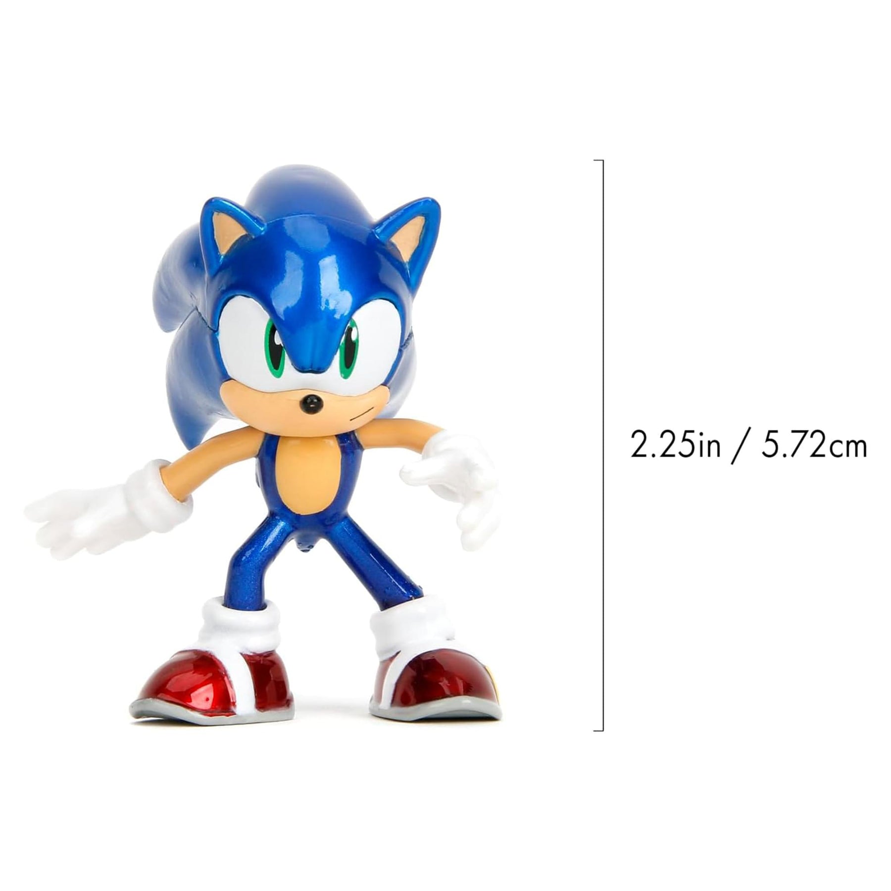 Sonic The Hedgehog 2.5 Inch MetalFigs 4-Pack | Sonic, Knuckles, Tails, Shadow