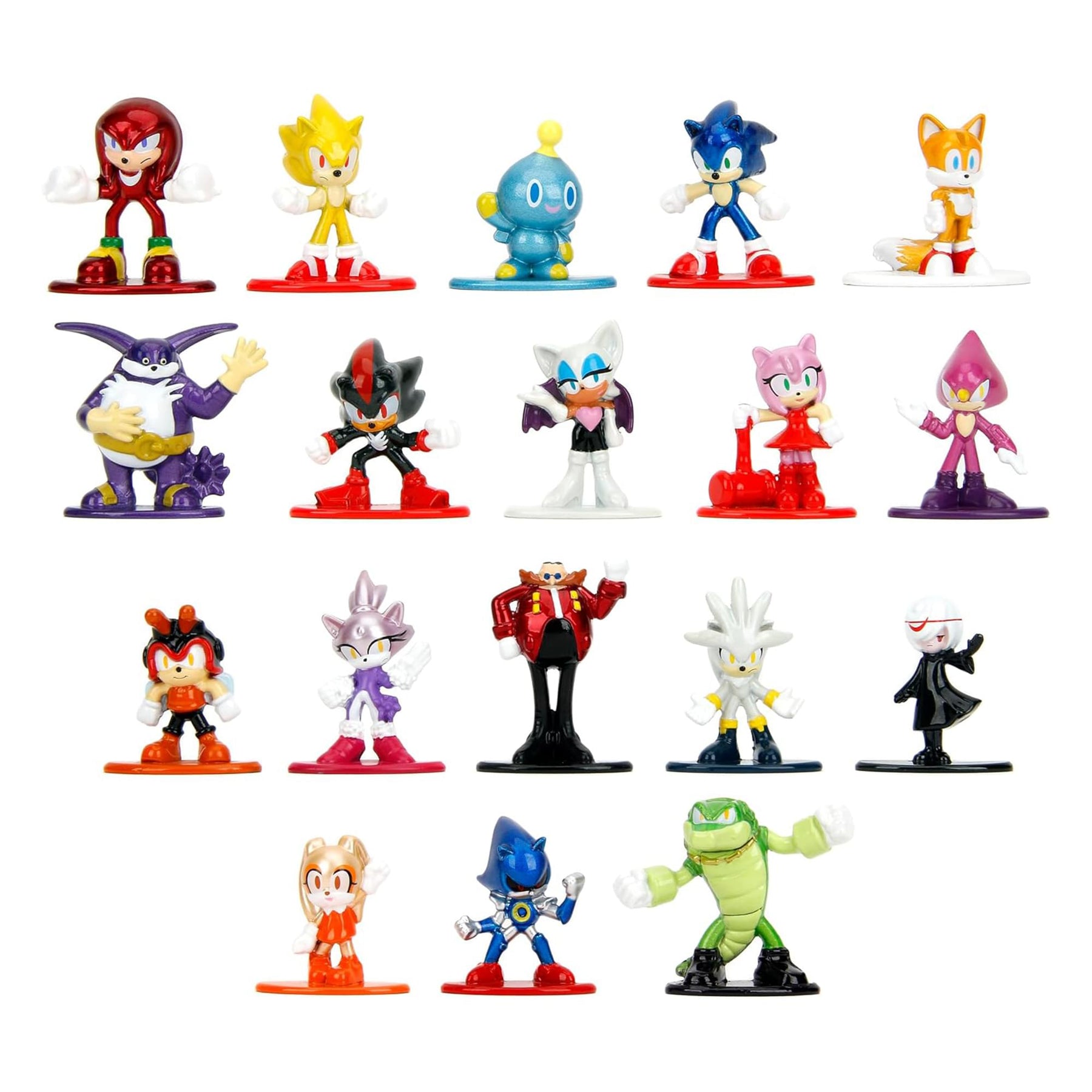 Sonic The Hedgehog 1.65 Inch Nano MetalFigs 18-Pack