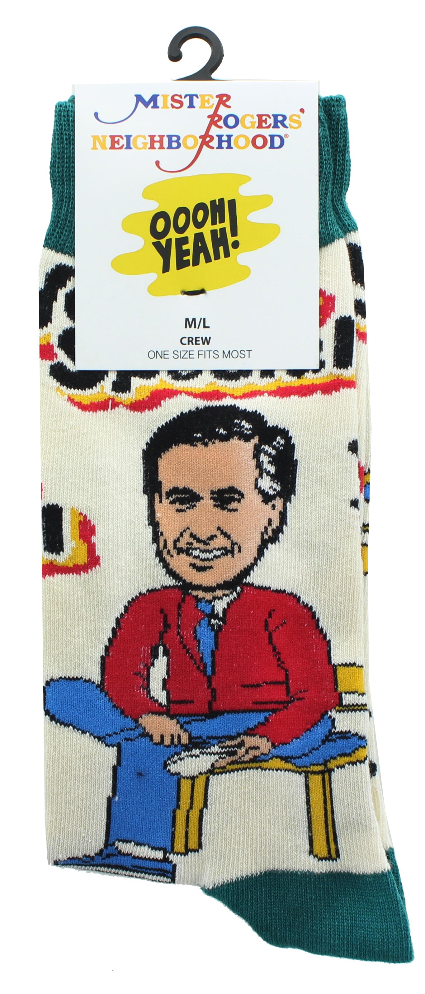 Mister Rogers Neighborhood You Are Special Men's Crew Socks | One Size