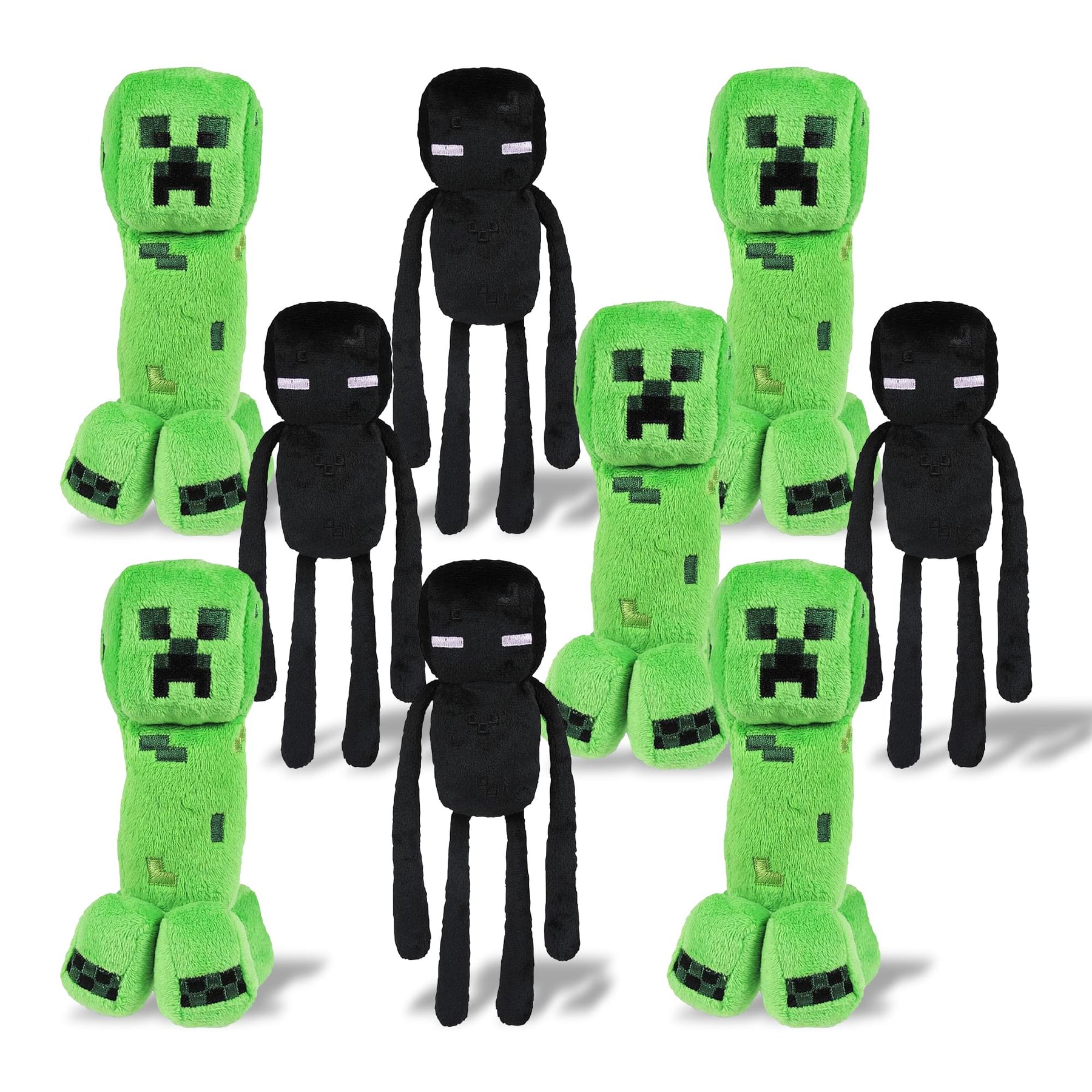 Minecraft 7" Plush Enderman & Creeper Assorted Case Of 9