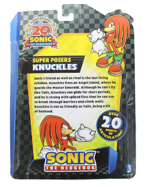 Sonic the Hedgehog 20th Anniversary 6 Inch Action Figure - Knuckles