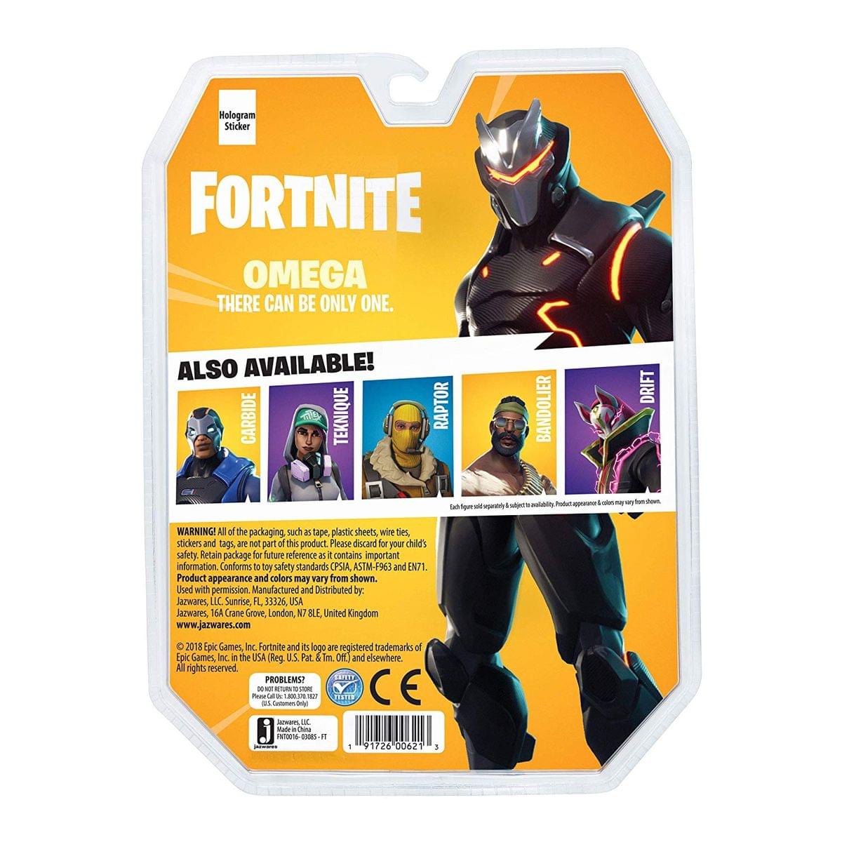 Fortnite 4-Inch Action Figure Early Game Survival Kit - Omega