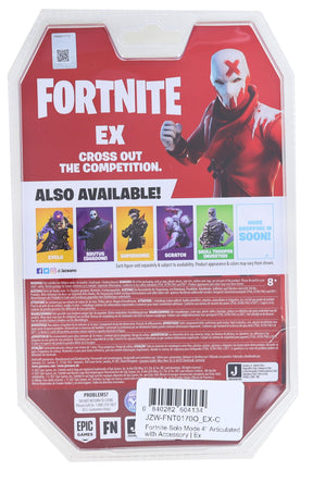 Fortnite Solo Mode 4 Inch Action Figure | Ex