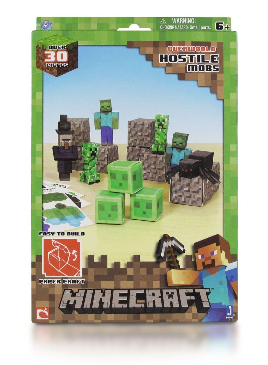 Minecraft Overworld Hostile Mobs Pack Build Set