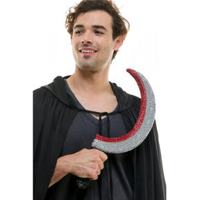 Bedazzled Rhinestone Grim Reaper Bloody Sickle Adult Costume Accessory