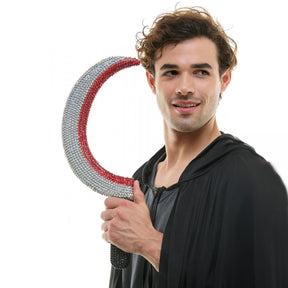 Bedazzled Rhinestone Grim Reaper Bloody Sickle Adult Costume Accessory