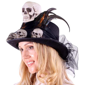 Voodoo Mini Skull Top Hat